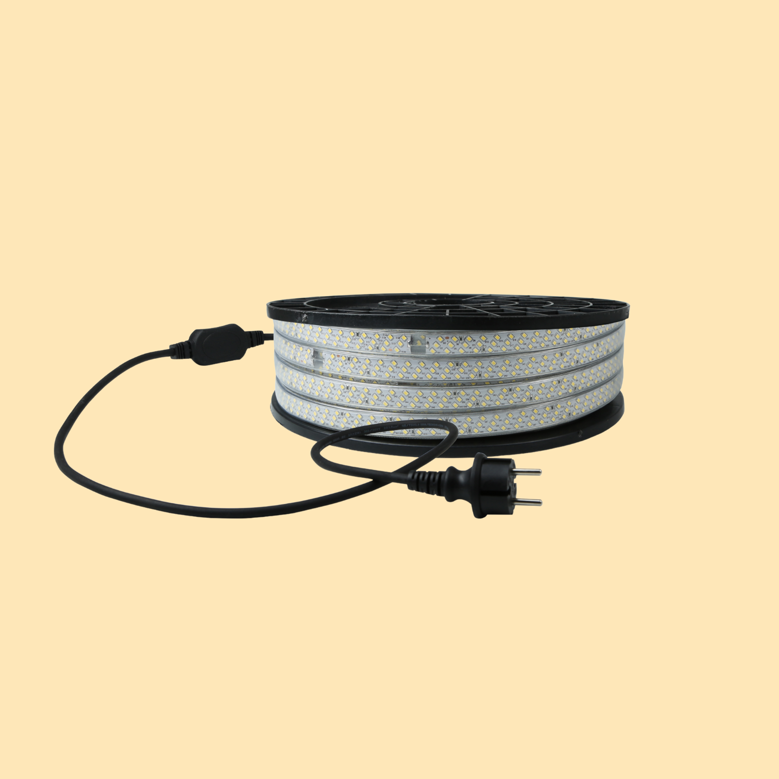 Ruban LED chantier 25m / 50m – éclairage professionnel extérieur IP65 haute visibilité