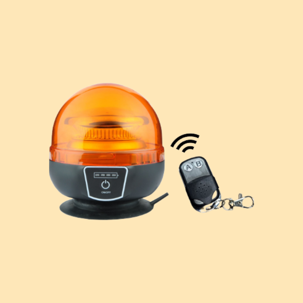 Gyrophare LED - Magnétique & Autonomie 2h