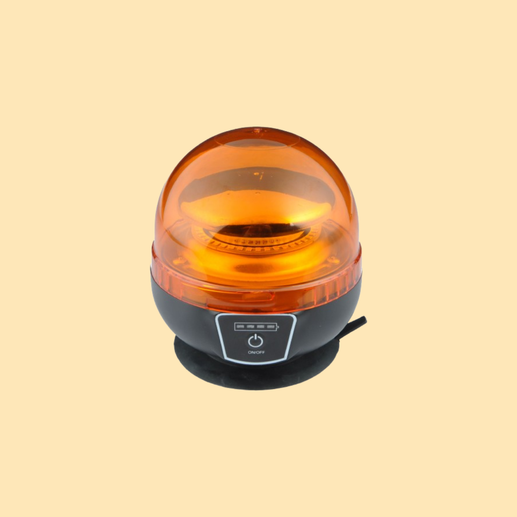 Gyrophare LED - Magnétique & Autonomie 2h