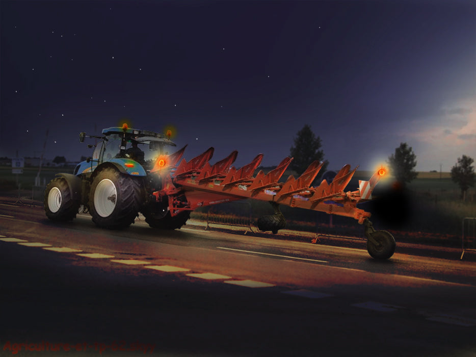 Balises de signalisation LED de chantier – Éclairage autonome et sécurité