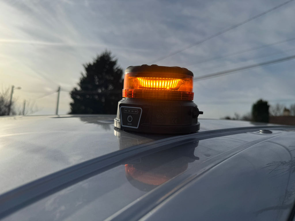 Gyrophare LED - Magnétique & Autonomie 5h